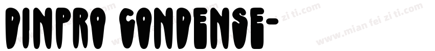 DINPRO CONDENSE字体转换